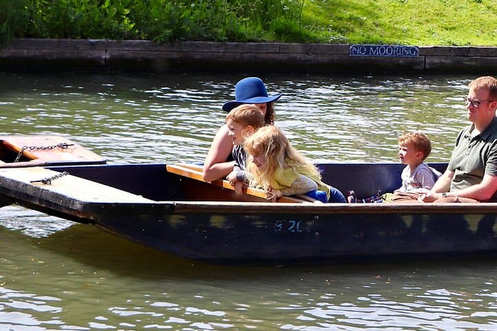 Private section on a shared punt tour