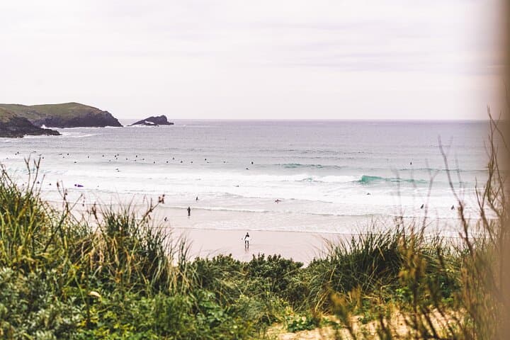 Famous for surfing Fistral Beach is the perfect place to be in the waves.