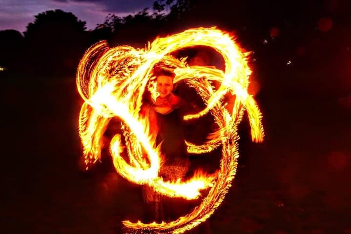 fire swirls