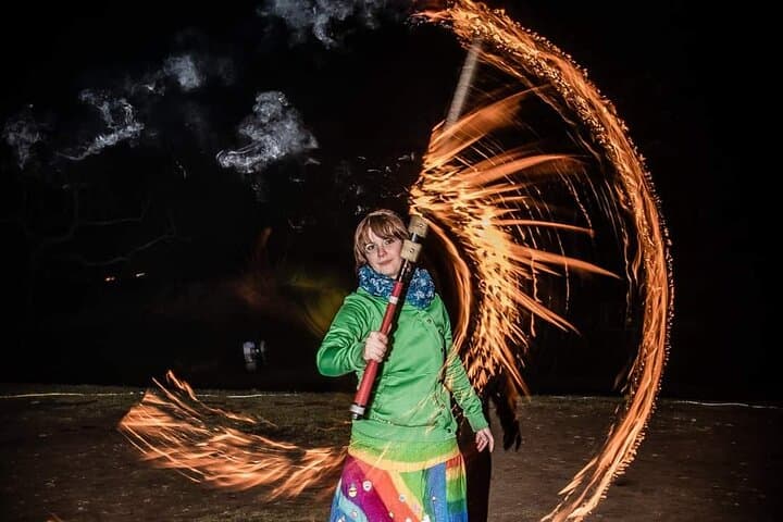 fire sword
