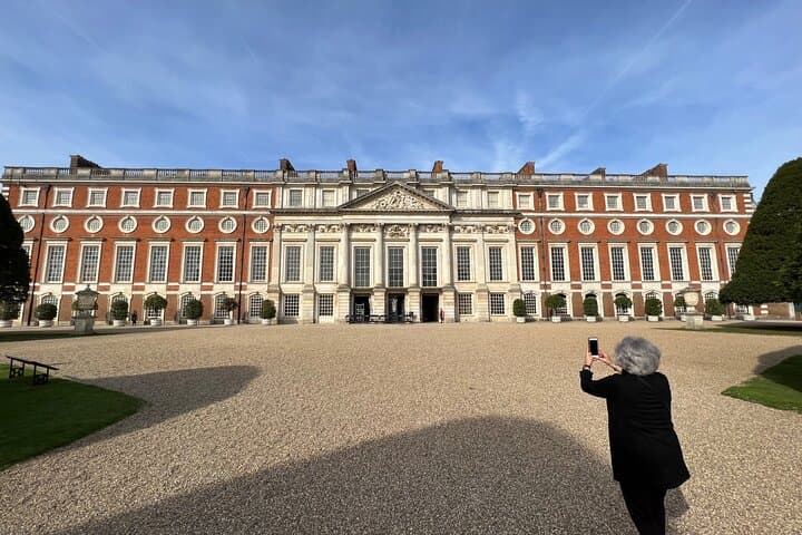 The rear exit at Hampton Court Palace
