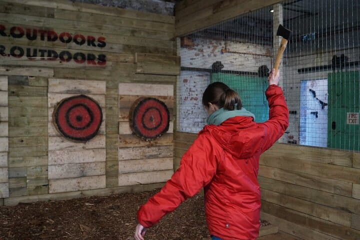 30 Minute Axe Throwing Experience in Llangollen