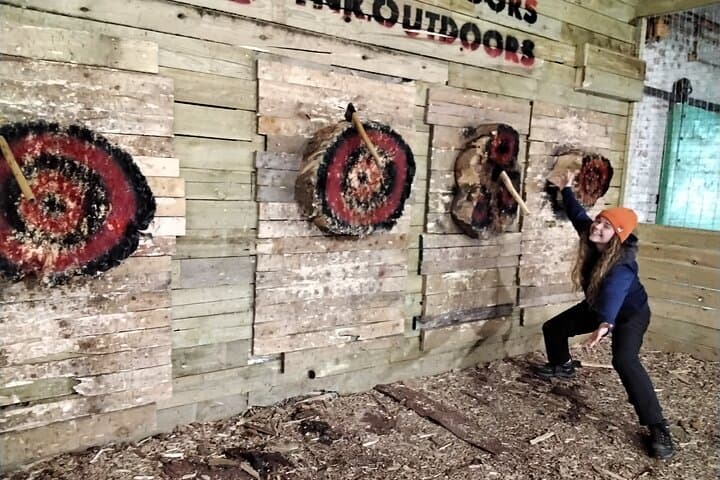 30 Minute Axe Throwing Experience in Llangollen
