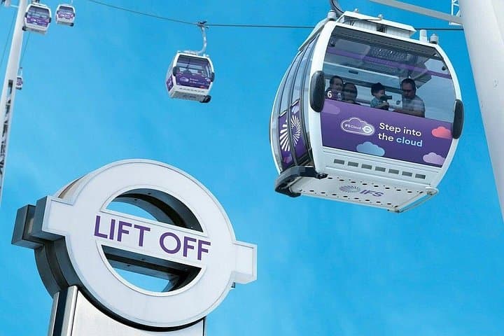 London Cable Car + Uber Boat Hop-On Hop-Off 1 Day River Pass