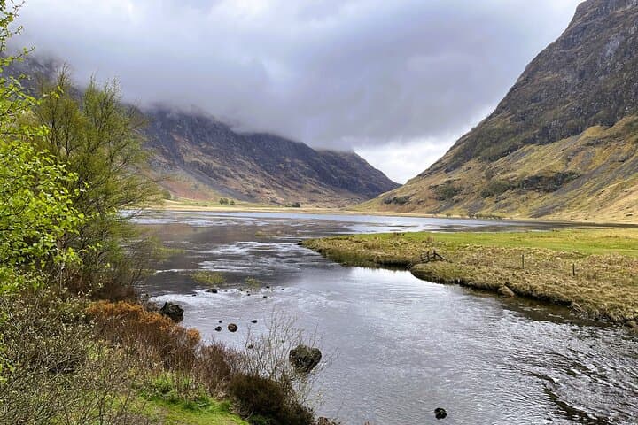 Looking south down through Glencoe