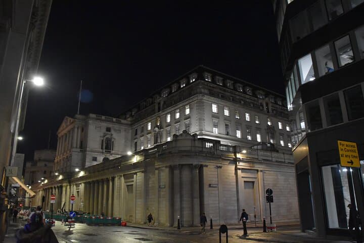 The haunted Bank of England.