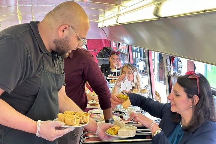"Here We Go Again" London Afternoon Tea Bus