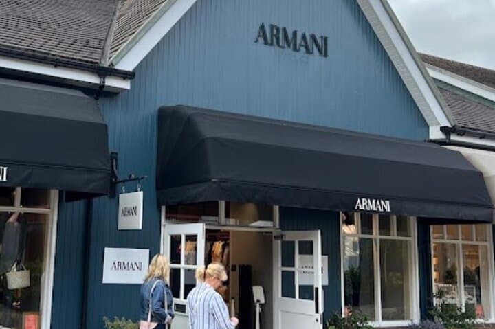 Armani Bicester Village Outdoor Shopping In Oxfordshire