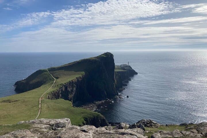 Stand on the edge of the world at Neist Point — one of Skye’s most iconic views.