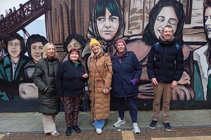 At the Factory Girls Mural, The Craft Village