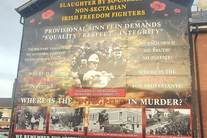 Belfast Political Conflict and Murals Tour