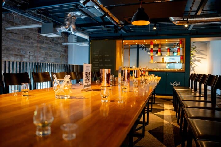 The Clydeside Distillery Tour Tasting Room - Tasting 3 wee drams, a journey of our Single Malts