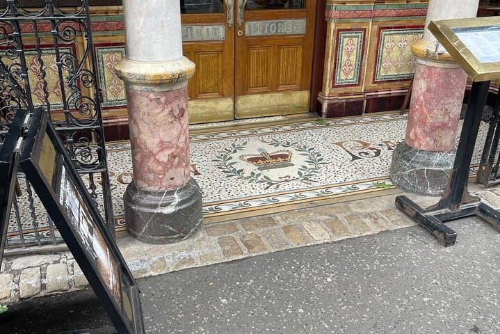 Despite being in a very unfortunate location being directly across the road from the most bombed hotel the Europa this bar has been lovingly restored to its former glory