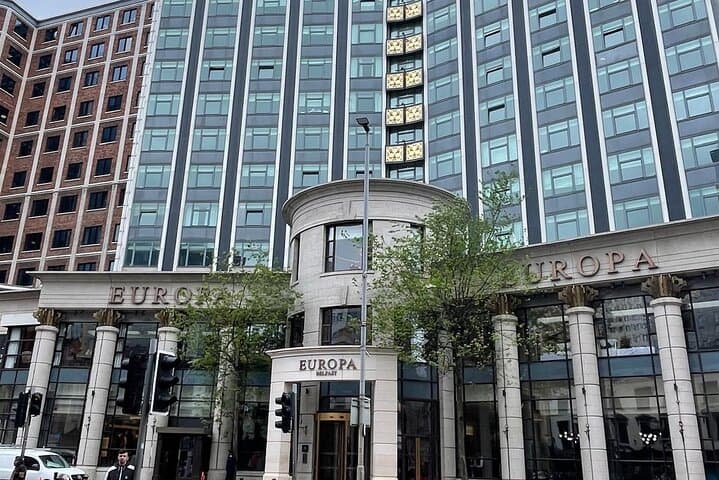 Find out the fascinating history of how this hotel endured 33 bomb attacks and in one three year period 1991-1993 had over 250 evacuations ! Bombs bullets and business as usual