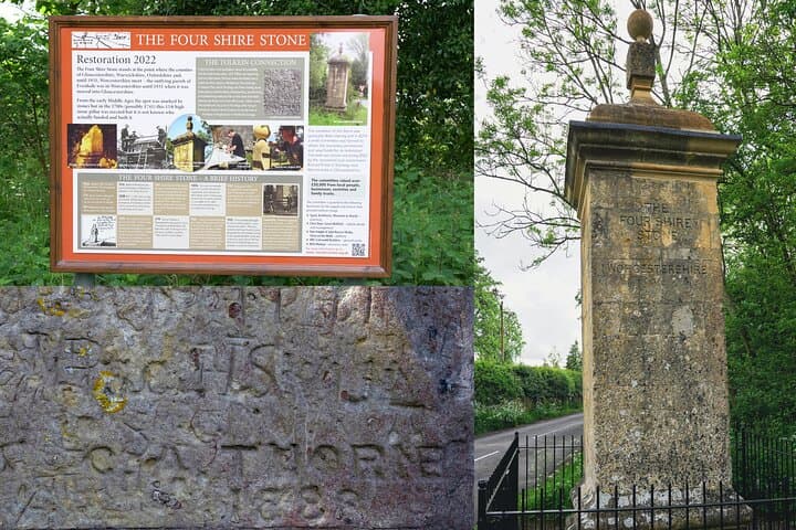 Four Shire Stone - 'Three Farthing Stone'