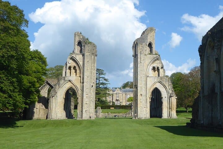 The ruins of Glastonbury Abbey