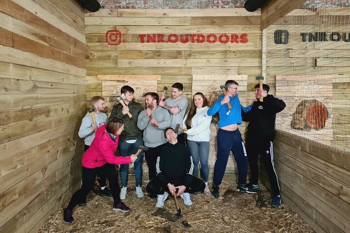 30 Minute Axe Throwing Experience in Llangollen