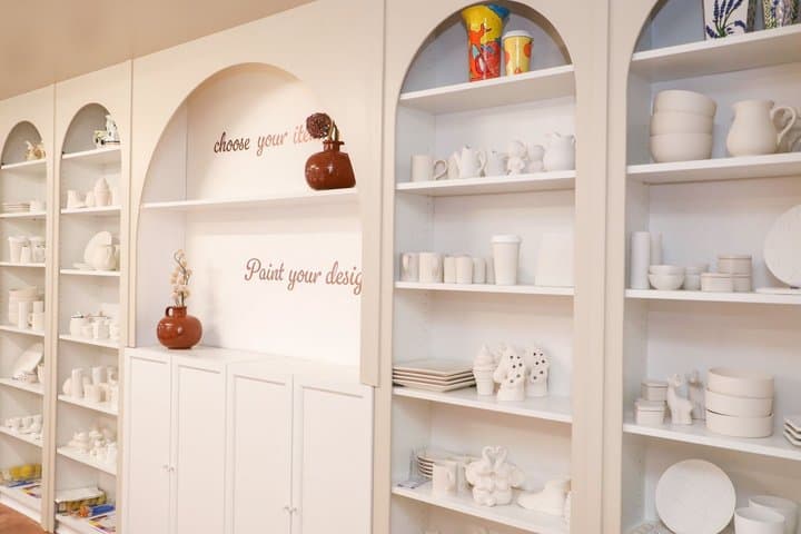 Large choice of pottery