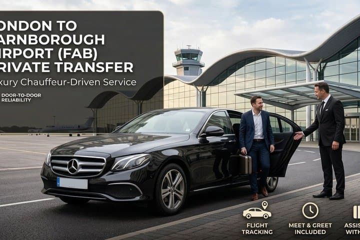 London to & from Farnborough Airport Private Transfer